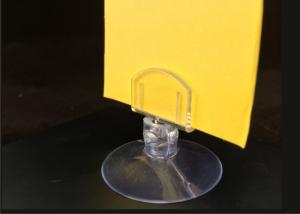 Quality Round Base﻿﻿ Retail Sign Holders / Price Tag Holder Clip , Adjustable Head wholesale