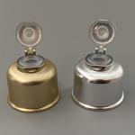 24mm Plastic Cap Gold Silver Plastic-Aluminum Cover Cosmetic Bottle Caps with