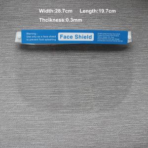 Quality Head Wearing Clear Plastic Face Shield Et Film Anti Fog Splash Protection wholesale