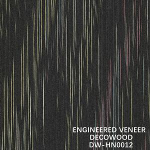 Quality Irregular Texture Engineered Decowood Veneer For Hotel Decoration 2500*640mm Standard Size wholesale