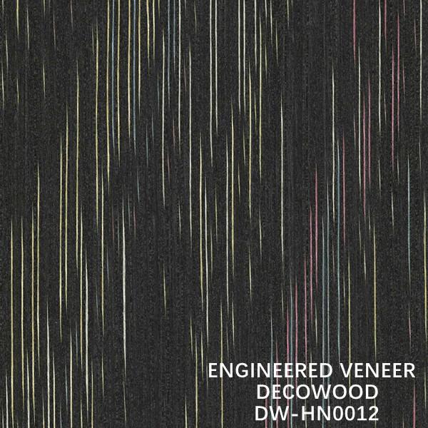 Irregular Texture Engineered Decowood Veneer For Hotel Decoration 2500*640mm