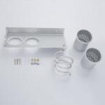 Bathroom Shelf Organizer Storage Rack SUS304 Stainless Steel Hair Dryer Storage