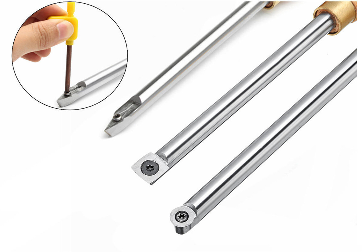 16mm Diamond-shaped Carbide Wood Lathe Tool Inserts Replacement Blades Cutter Planer Knives