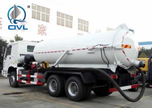 Quality SINOTRUK Howo 6x4 18CBM Vacuum Suction Sewer Cleaning Sewage Tanker Truck Sewage Suction Truck wholesale