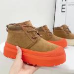 Winter Cowhide Wool Warm Thick-Soled Snow Boots Waterproof Non-Slip Three-Proof