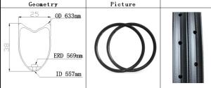 Quality New 700C Depth 38MM Width 25mm Road racing Bike Carbon tubular RimS carbon bicycle wheel wholesale