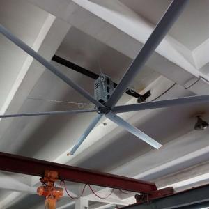 Quality 26ft 8m HVLS Large Diameter Ceiling Fans , Electric Large Warehouse Ceiling Fans wholesale