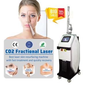 Quality Air Cooled Fractional Laser 40W/60W Co2 Machine Acne Scar Removal wholesale