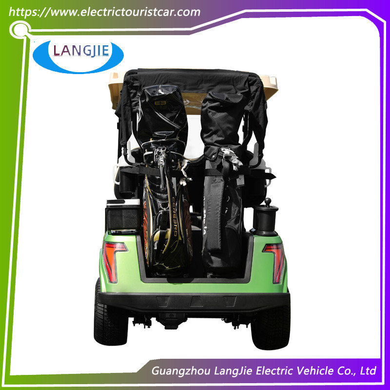 4 Wheel 2 Person Electric Club Golf Cart Car 48V Battery Powered With Roof