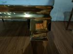 Living Room 900mm Wrought Iron Marble Table
