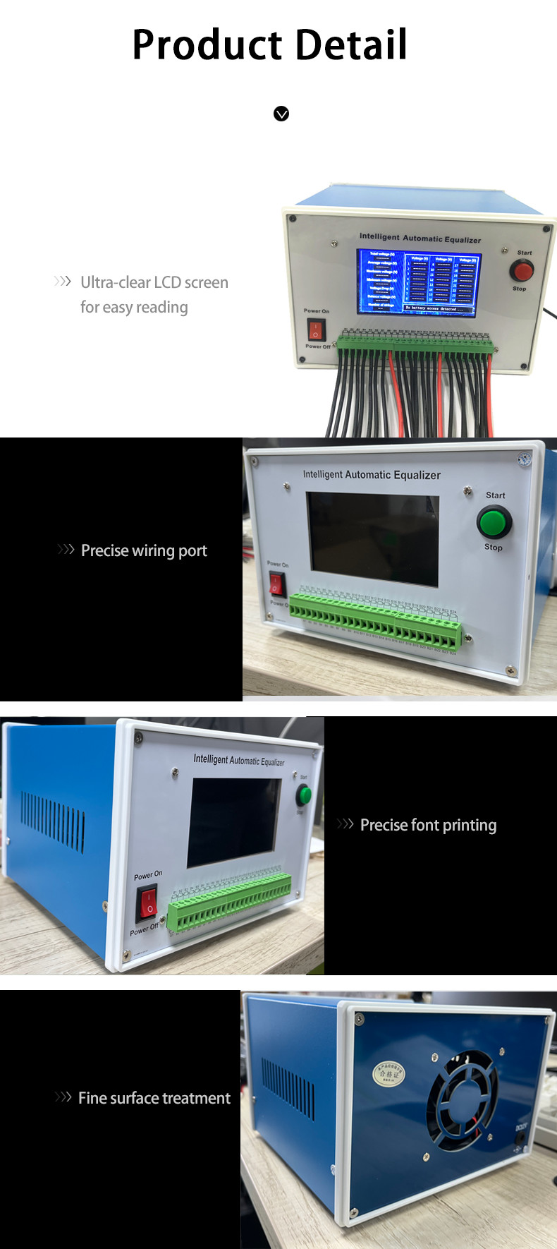3A 4A Intelligent Automatic Equalizer / Discharge Balancer For Lithium / Lifepo4 Battery