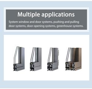 Quality ​Aluminium Door Frame Profile Heavy-Duty Corrosion-Resistant With Thermal Break Design wholesale
