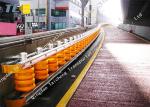 Diameter 370mm Reflective Strips Highway Roller Barrier