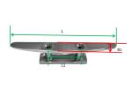 316 Marine Grade Stainless Steel Material Low Flat Boat Dock Cleats Open Base