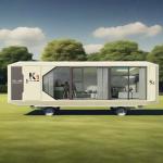 Prefabricated Outdoor Villa Mobile Capsule House Commercial Space Airship Pod