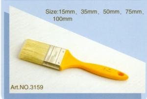 Quality Plastic handle pure natural bristle Chinese bristle synthetic mix paint brush No.3159 wholesale