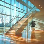 High-Grade Stainless Steel Handrails with 6mm Side Steel Thickness for Glass