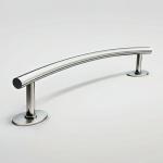 High-Strength Stainless Steel Handrails with 12mm Toughened Glass Support
