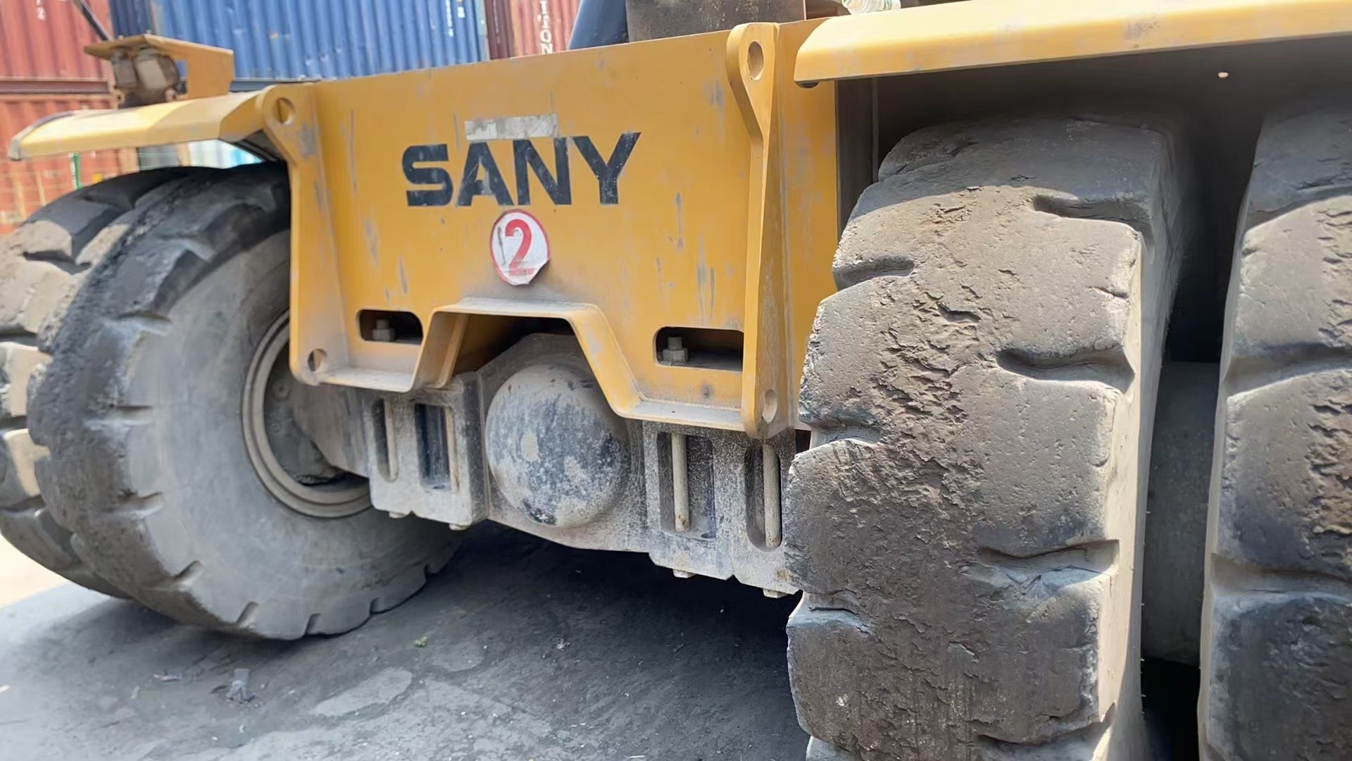 2016 Model Used Container Reach Stacker Forklift SANY SRSC45H1 With CUMMINS Engine