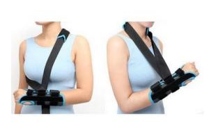 Quality Plastic Buckle Orthopedic Wrist Splint With Removable Shoulder Strap wholesale