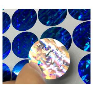 Quality Anti Counterfeit Gold And Silver Security Hologram Stickers wholesale