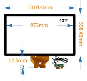 Quality 43“PCAP Touch Panel 6H Industrial Touch Screen Panel PC wholesale