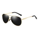 TAC Polarized Men Sunglasses Driving Anti Glare UV400 141MM Vintage Spring Hinge