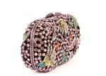 Round Shape Diamond Evening Bag , Famale Rainbow Evening Party Purse