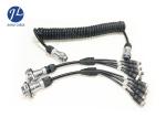 4-Channel 4 Meter Suzi Coil Trailer Cable 4PIN Connectors Truck Trailer Caravan