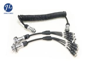 Quality 4-Channel 4 Meter Suzi Coil Trailer Cable 4PIN Connectors Truck Trailer Caravan wholesale