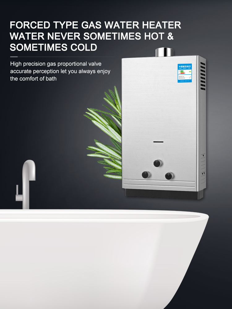 Commercial Smart Gas Water Heater Boiler 6L-20L 12000W