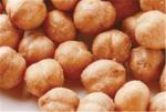 Size Sieved Roasted Chickpeas Snack , Crispy Yellow Roasted Chickpeas Good Taste