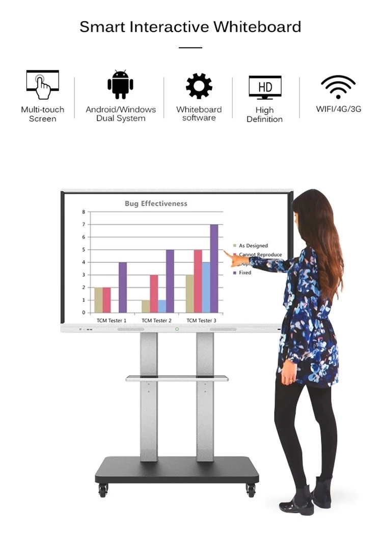 75 inch  whiteboard