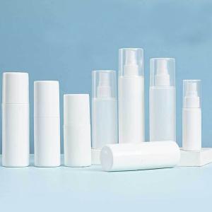 Quality Empty Fine Mist Spray Bottles 30ml 50ml 80ml 100ml Transparent Plastic Spray Bottle wholesale