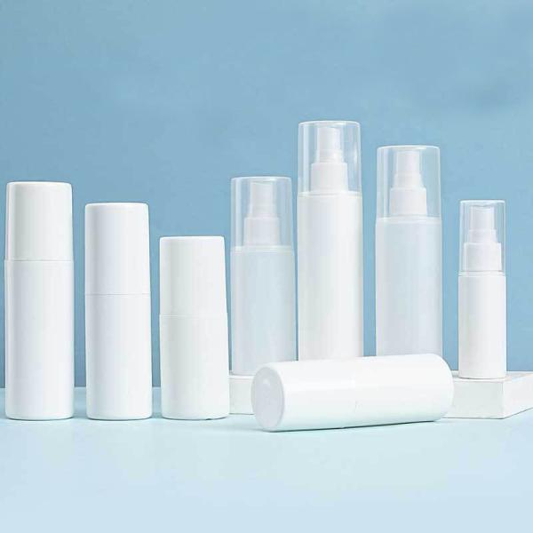 Empty Fine Mist Spray Bottles 30ml 50ml 80ml 100ml Transparent Plastic Spray