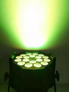 Quality RGBW 5in1 18 X 10W Led Stage Par Light , Stage Lighting Led Par Can Lights wholesale