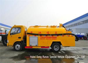 Quality DFAC 3500L-5000L Fecal Sewage Suction Tanker Truck With Hydro Jet Plumbing wholesale