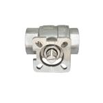 304/316 Stainless Steel High Platform 2PC Ball Valve Body for Oil Media ISO 9001