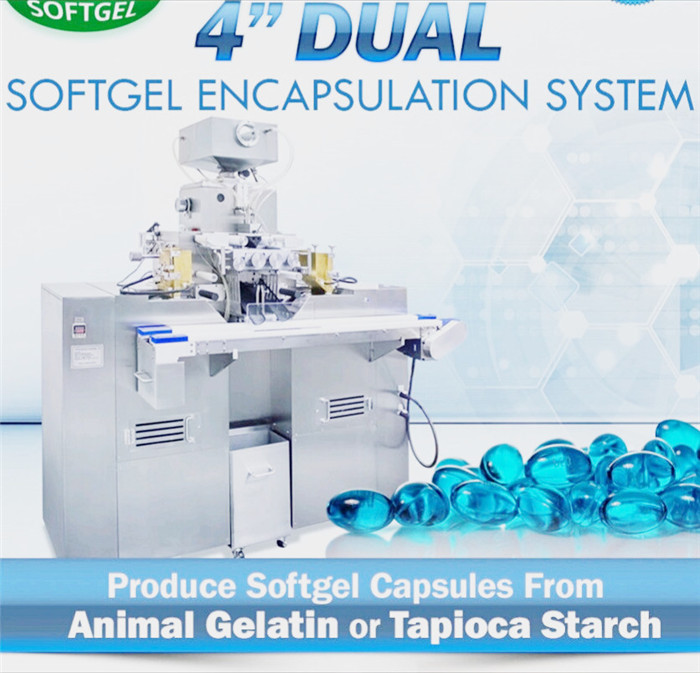 Vegan Softgel Capsule Manufacturing Equipment 15000 - 18000 Capsules / H