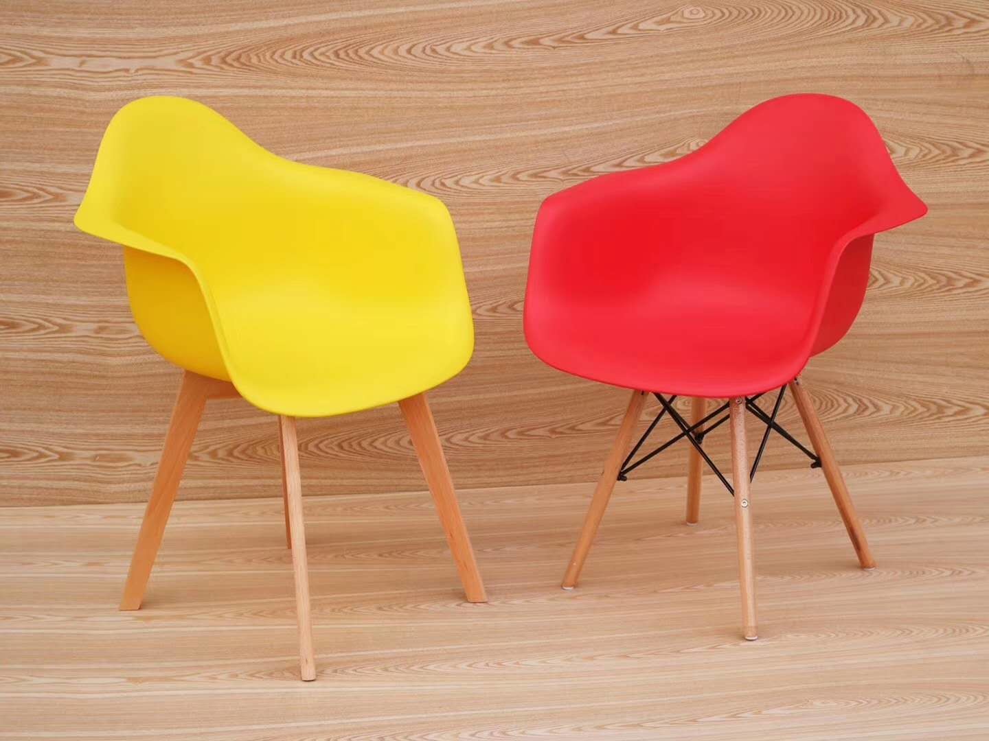Beech Wooden Leg Dining Chair , Solid Wood Dining Room Chairs