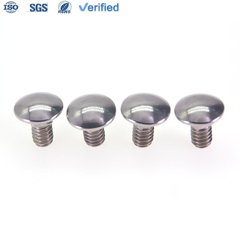 Customized Stainless Steel Head Mirror Polished Square Neck Carriage Bolts