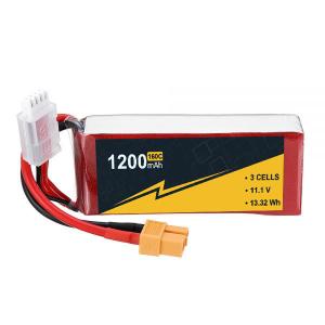 Quality Hardcase RC Boat Battery 11.1V 3s1p Lipo Battery 1200mAh 160C wholesale