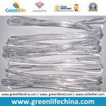 Solid White Short PVC Round Loop Rope for Luggage Tag