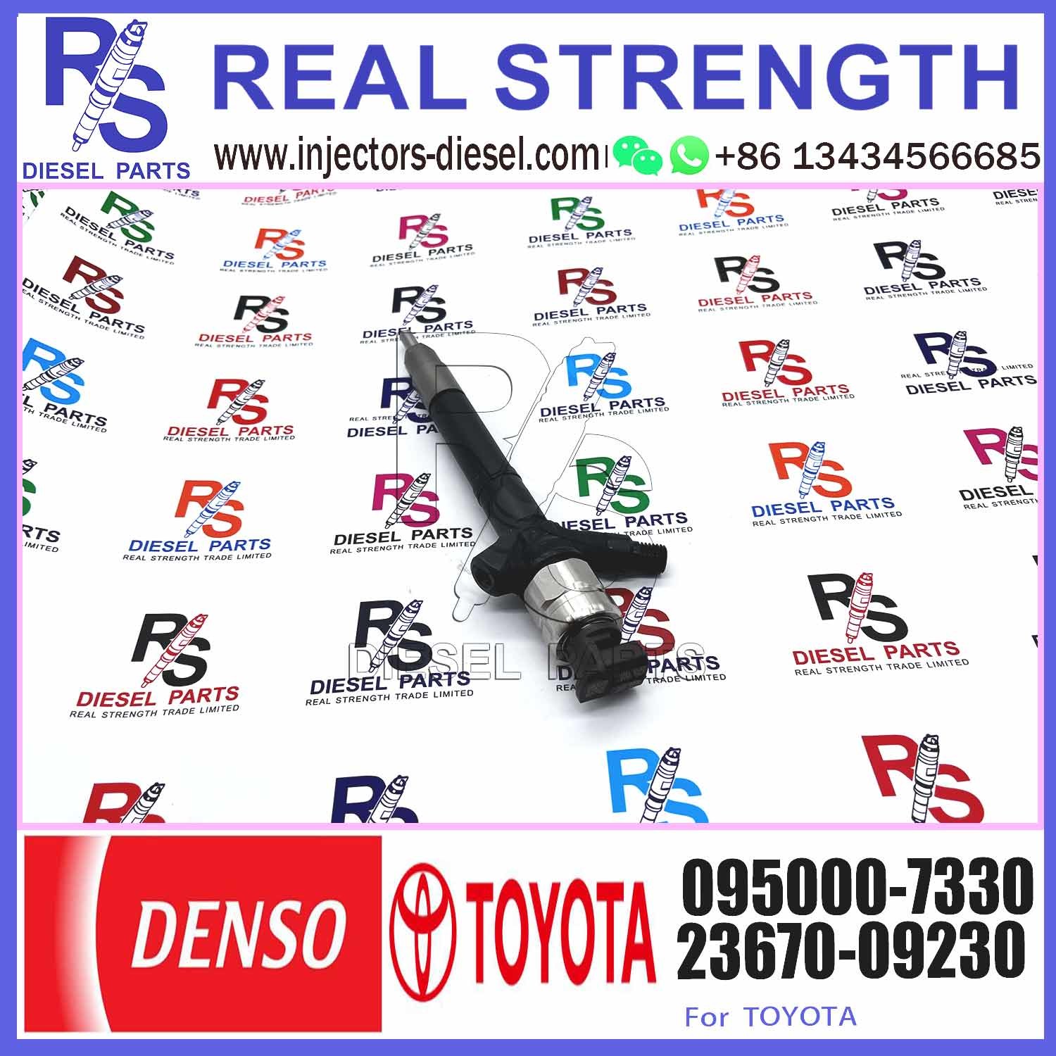 Plastic Common Rail 095000-7300 095000-7310 For Toyota- Denso Injector 095000-7670 23670-09280 Made In China