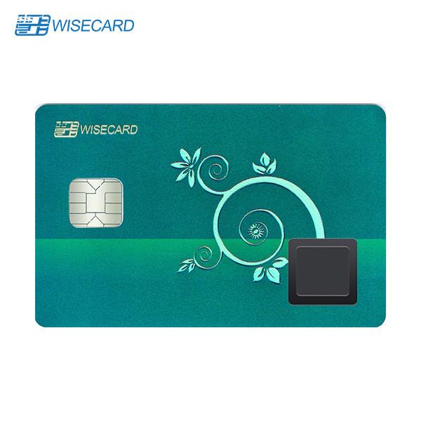 Cheap Fingerprint Identification Biometric Chip Card For Business Payment for sale
