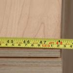 Fancy American Cherry Plywood Crown Cut Wood Veneer Based Mdf Particle Board For