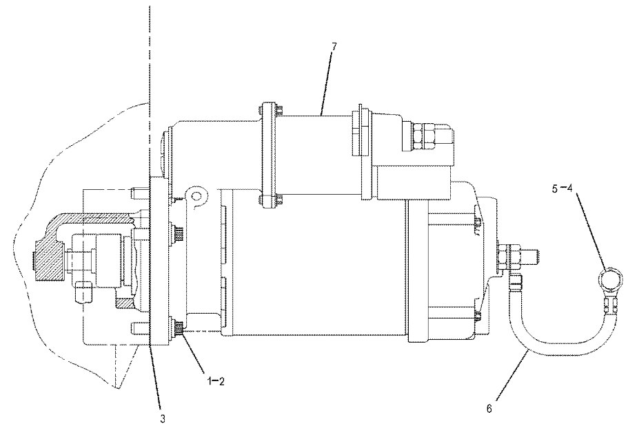 207-1517 2071517 Starting Motor Gp-Electric Excavator Engine Parts For 3116 C7 325D