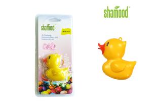 Quality Plastic Air Freshener Lemon Yellow Duck Hanging Air Freshener Both for Home and Car wholesale