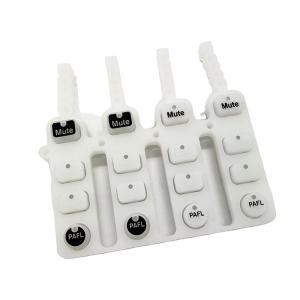 Quality Custom Mold Spray Feel Oil Silicone Keys Rubber Keyboard wholesale