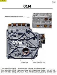 Quality 01M Auto Transmission valve body with solenoid wholesale